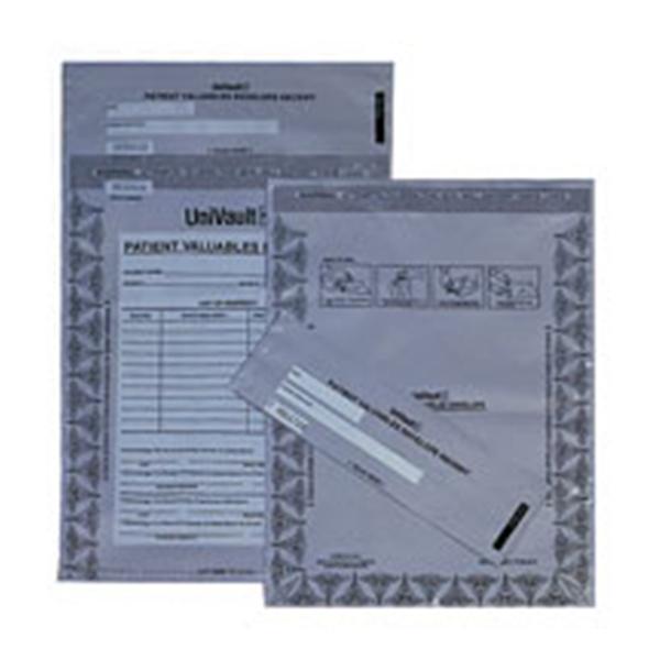 Envelope Patient Valuables Gray 9x12
